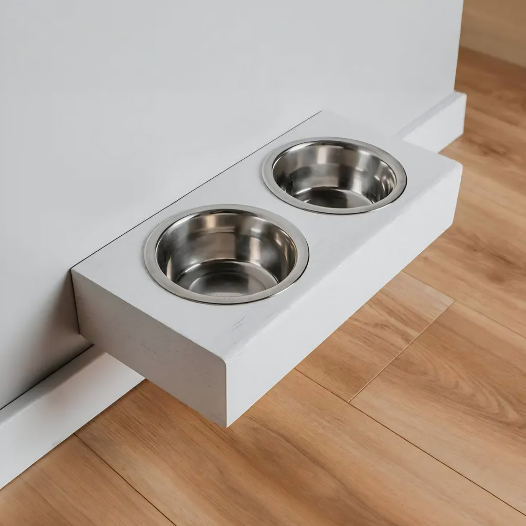 station repas design en bois - gamelles suspendus