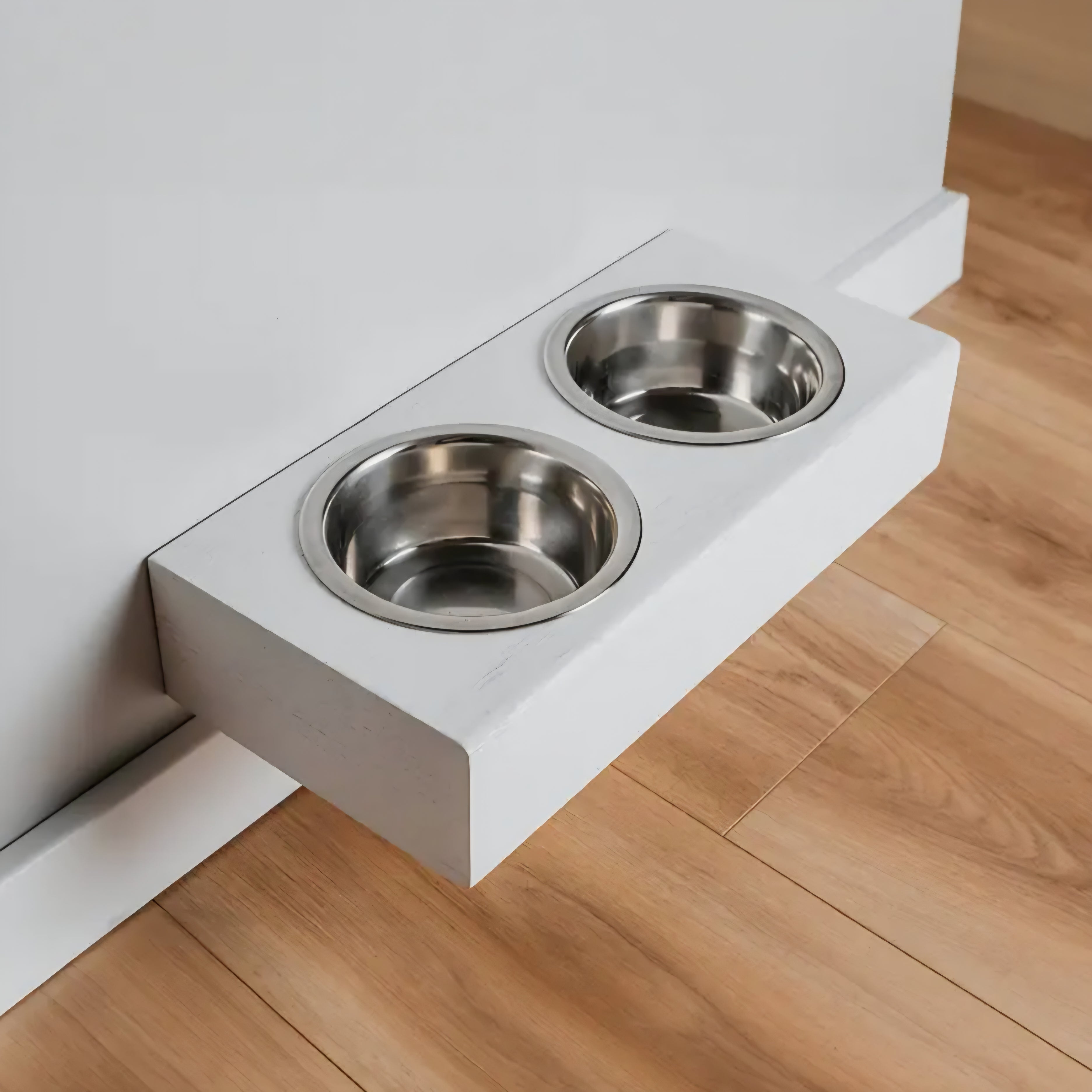 station repas design en bois - gamelles suspendus